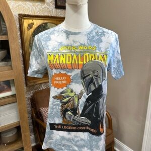 Disney Star Wars The Mandalorian Graphic T-Shirt unisex size XS